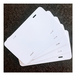 HandySub-placa de Metal para matrícula de coche, color blanco brillante, impresión UV, 6 "x 12" x 0,65mm, sublimable, Aluminio - Product Image 4