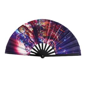 Éventails pliables <span class=keywords><strong>en</strong></span> PVC, grands, <span class=keywords><strong>arc</strong></span>-<span class=keywords><strong>en</strong></span>-<span class=keywords><strong>ciel</strong></span>, colorés, pour festivals et défilés - Product Image 1