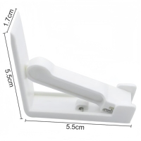 57375 # Clips de nappe en plastique blanc pince de support de nappe réglable à ressort pince de nappe de table extérieure