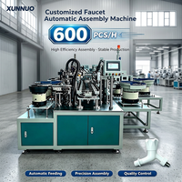 Machine d'assemblage automatique multi-stations contrôlée par PLC pour moteurs de robinets 5000W, garantie 1 an