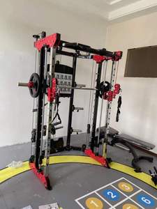 Vente chaude Smith Machine Machine <span class=keywords><strong>de</strong></span> force multifonctionnelle Station d'exercice <span class=keywords><strong>de</strong></span> gymnastique pour l'entraîneur commercial <span class=keywords><strong>de</strong></span> forme physique <span class=keywords><strong>de</strong></span> gymnase - Product Image 5