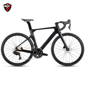 <span class=keywords><strong>Vélo</strong></span> de route rigide en fibre de carbone 24 vitesses 12 vitesses Freins à disque hydrauliques sans fil WheelTop Roues en aluminium Léger Plat - Product Image 2