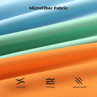 Chiffon de nettoyage pour lentilles K&F CONCEPT MC01, lavable et réutilisable, en microfibre haute densité, pour lunettes, objectifs d'appareil photo, nettoyage d'écrans