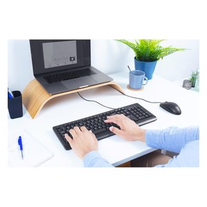 Teclado de computadora PRIMO con cable, negro 23882 - Product Image 5