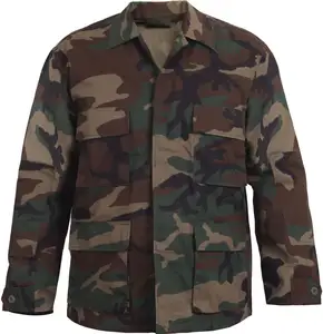 Custom bdu camouflage suit uniform design suppliers tactical hunting clothes security officer uniform