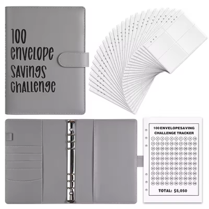 Planificador de Presupuesto, Cuaderno de Hojas Sueltas A5, Agendas, 100 Sobres, Desafío de Ahorro, Carpeta de Presupuesto - Product Image 6