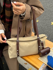 Bolso de Mano Simple y Retro, Versátil y Moderno, Bolso de Hombro con Correa para la Axila - Product Image 3
