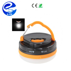 Lanterna Solare Portatile a 3 LED da 180 Lumen, Verde Brillante, Certificata IP67, per Escursionismo, Campeggio, Pesca e Uso Esterno - Product Image 1