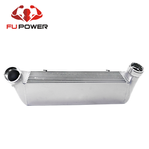 Performance Front Mount <span class=keywords><strong>Intercooler</strong></span> Pour BMW 07-12 135i/335i/X1 N54 / N55 E82 E84 <span class=keywords><strong>E90</strong></span> E92 FMIC Mise À Niveau En Aluminium <span class=keywords><strong>Intercooler</strong></span> - Product Image 5