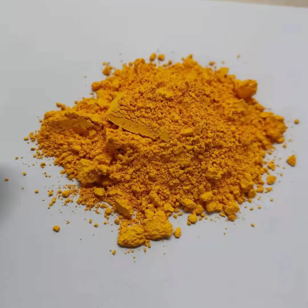 Polvo de pigmento inorgánico amarillo de cadmio para esmaltes, colorante de vidrio