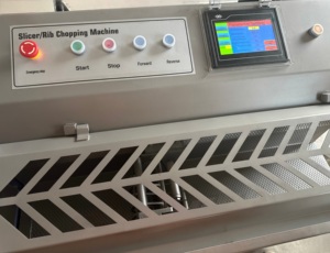 เครื่องหั่นเนื้อ CK-21แบบอัตโนมัติสามารถปรับแต่งได้สำหรับเนื้อวัวเบคอนเนื้อแกะและหมูสามชั้นเครื่องหั่นเนื้อสดสภาพใหม่ - Product Image 3