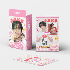 Ventas directas de fábrica | 92 PCS JAKE/ JAY/HEESEUNG/SUNGHOON/SUNOO/<span class=keywords><strong>JUNGWON</strong></span>/Tarjeta de sello de papel HD LOMO de HD | Arte coleccionable - Product Image 1