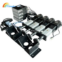 Plataforma de Movimiento de 4 y 6 Grados de Libertad para Simulador de Vuelo, de Aluminio, Seis Ejes, con Motor de Cilindro de 6 DOF, Simulador de Carreras Deportivas con Fuerza G
