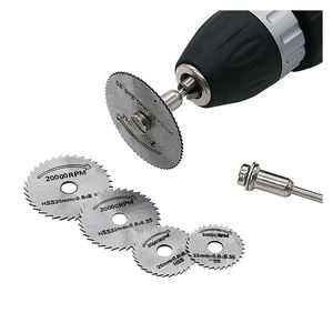 7 pièces ensemble Mini HSS lame de scie circulaire outil rotatif <span class=keywords><strong>pour</strong></span> Dremel métal Cutter ensemble d'outils électriques disques de coupe du <span class=keywords><strong>bois</strong></span> <span class=keywords><strong>perceuse</strong></span> mandrin coupure - Product Image 2