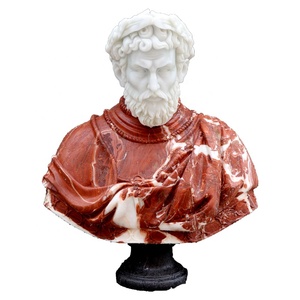 Busto de piedra tallada de mármol clásico, estatua de <span class=keywords><strong>Laocoon</strong></span> - Product Image 5
