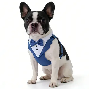 Tuxedo per Cani di Taglia Media, Gilet Formale per Matrimoni, Costumi di Compleanno per <span class=keywords><strong>Bulldog</strong></span> <span class=keywords><strong>Francese</strong></span>, Pomerania, Chihuahua - Product Image 3