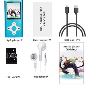 Tùy chỉnh mp3 mp4 âm nhạc Máy nghe nhạc với màu xanh răng 5.2 HIFI âm thanh Shuffle vòng lặp đơn FM Đài phát thanh được xây dựng trong loa ghi âm giọng nói - Product Image 6