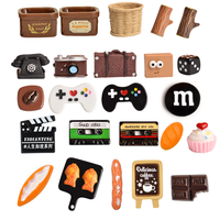 Jouets en résine miniatures créatifs et mignons, modèles de nourriture, colle crème, accessoires de bijoux DIY, aimants rétro pour réfrigérateur, décorations de Noël et du Nouvel An