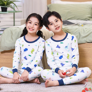 Pantalons d'automne et <span class=keywords><strong>sous</strong></span>-vêtements en coton chauds pour enfants garçons filles vêtements décontractés avec motif de dessin animé pour le printemps hiver - Product Image 5