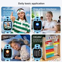 Montre connectée 4G 2026 DH10 avec appel vidéo, carte SIM, écran 1,44 pouces, positionnement LBS+WiFi, jeu de puzzle, mode classe, pour enfants