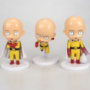 Juego de 3 Figuras de Acción de <span class=keywords><strong>One</strong></span> <span class=keywords><strong>Punch</strong></span> <span class=keywords><strong>Man</strong></span>, Saitama, Juguetes de Dibujos Animados Japoneses, Figuras de Anime, Manualidades de Plástico - Product Image 4