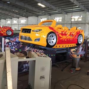 La macchina da gioco per bambini più venduta pista a forma di U 8 posti F1 Mini auto volante giostre <span class=keywords><strong>Crazy</strong></span> Spin Car Ride - Product Image 4