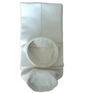High Quality Glass Fiber Woven Cloth Membrane Air Filter Bag 135*2500mm With PTFE For Dust Collector Matching Filter Bag Cage