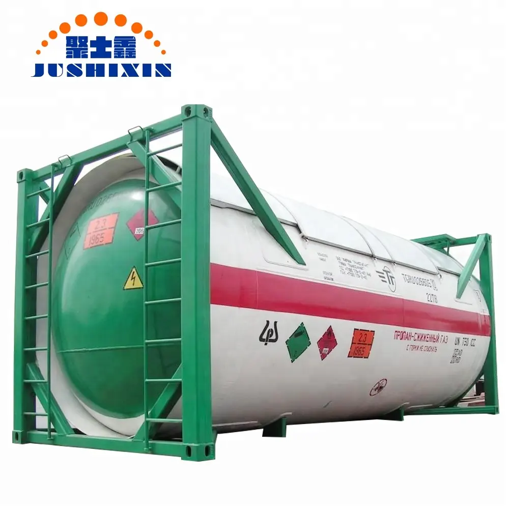 for Liquid Chlorine Iso Tank Container With Capacity Gas Liquid Tank Container For sale
