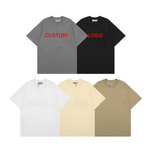 カスタマイズ高品質レギュラースタイル100% リングスパンコットンユニセックスTシャツロゴプリントラウンドネックTシャツ - Product Image 1