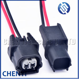 قابس مستشعر ABS للسيارة <span class=keywords><strong>2</strong></span> دبوس قابس اشتعال لفائف مستشعر درجة حرارة الماء اضغط على مفتاح توصيل-من أجل cover CRV - Product Image 3