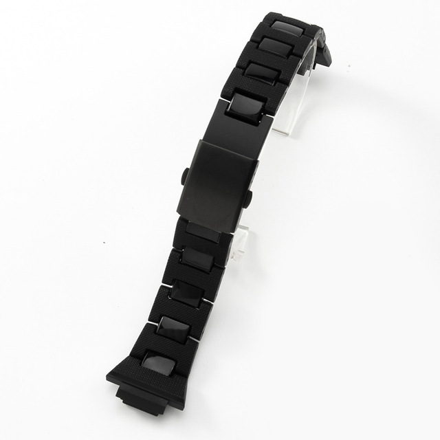 Compatible with Casio Square DW5600/5610/GW-B5600 GA-2100 modified composite plastic steel watch strap