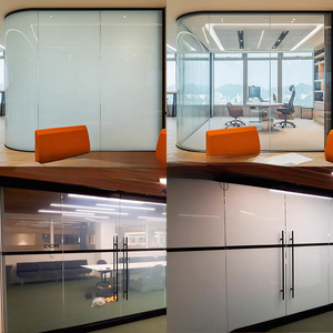 PDLC autoadesivo Smart pellicola di vetro moderno PET Magic Glass per edifici per uffici decorativi e funzionali per un Look elegante - Product Image 1