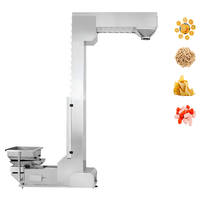 DZJX Material Hebe system Kleiner Z-Typ Abgedeckter Eimer aufzug Ss Z-Form Eimer förderer für die Lebensmittel industrie Salz Paddy Hafer