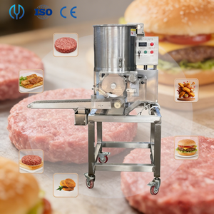 Máquina Automática para Prensar Hamburguesas, Nuggets <span class=keywords><strong>de</strong></span> Pollo, Carne <span class=keywords><strong>de</strong></span> Res, Cerdo y Patatas, Máquina para Hacer Pasteles <span class=keywords><strong>de</strong></span> Carne - Product Image 2