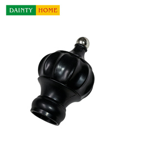 2025 Design moderne Vintage rond PP rideau fleuron en plastique rideau pôle fleurons pour usage domestique luxe maison accessoires - Product Image 2