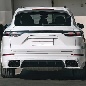 15-17 Cayenne Old to New 9Y0.1 SD Luz de doble barra + GTS + <span class=keywords><strong>TKT</strong></span> Kit de labios delanteros Kit de carrocería mejorado - Product Image 6