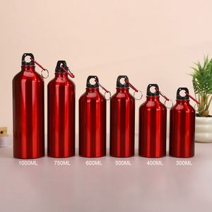 Botella de Agua Deportiva de Aluminio Metálico Personalizada con Impresión, 300ml 400ml 500ml 600ml 750ml 1000ml, Regalo Promocional para Actividades al Aire Libre - Product Image 3