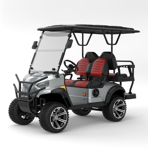 Carrito de golf eléctrico Scooter Freno de disco de 4 ruedas 4x4 Carros eléctricos para adultos - Product Image 1