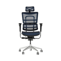 Chaise de bureau de luxe pivotante en maille, siège de gaming pour ordinateur, à domicile, avec repose-pieds, nouvelle collection