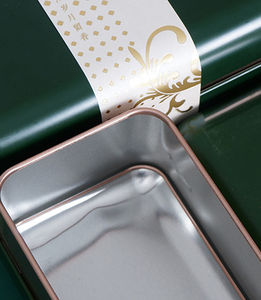 Boîte en métal personnalisée avec couvercle 1oz 2oz 3oz 4oz, emballage carré, logo personnalisé, boîtes à thé rondes - Product Image 3