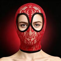 Wiederverwendbare und Waschbare Gay-Erwachsenen-Vollgesichtsmaske mit Elastizität für BDSM, Kopfbedeckung, Cosplay, Performance und Rollenspiel-Zubehör