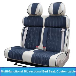 AutoLiuMa siège de voiture personnalisé pour camping-car RV caravane et camping-car multifonctionnel pliable en cuir siège de lit Van accessoire - Product Image 4