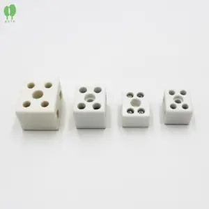 high temperature resistance electric steatite terminal block with coppers