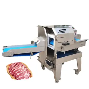 Cortador de carne automático de alta velocidad, cortador multifuncional de carne de acero inoxidable