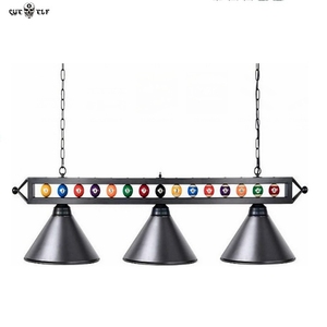 Cueelf Phong Cách Phổ Biến Màu Kính 4-Light Knockdown Khung Billiard <span class=keywords><strong>Pool</strong></span> Snooker Bảng Ánh Sáng - Product Image 6