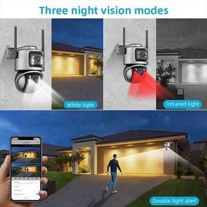 Cámara de Seguridad Exterior Wifi PTZ con Doble Lente 4K 6MP, Pantalla, IA, Seguimiento Automático, P2P, <span class=keywords><strong>ICSEE</strong></span>, Audio y Video - Product Image 5