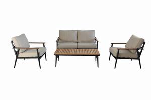 Ensemble de canapés de jardin en aluminium pour l'extérieur moderne Table et chaise pour hôtel ou <span class=keywords><strong>villa</strong></span> - Product Image 2