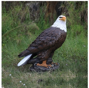 1:1 Aigle Statue grandeur nature dessin animé Animal film figurine <span class=keywords><strong>super</strong></span>-<span class=keywords><strong>héros</strong></span> chambre intérieur fibre de verre résine Statue pour la décoration - Product Image 6