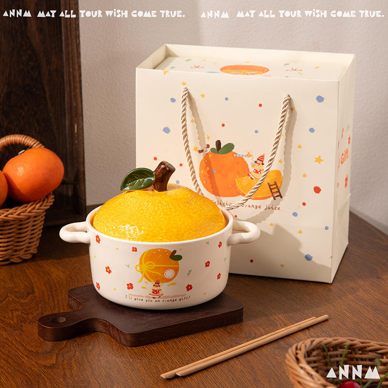 A. Whole oranges (in a tote bag)