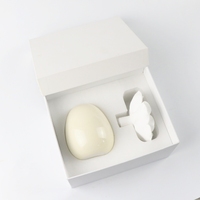 Diffuseur d'huiles essentielles en céramique de 150 ml, fait main, en porcelaine, en forme de rose, parfum d'ambiance pour la maison, plâtre aromatique parfumé, désodorisant d'air